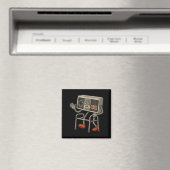 Funny Old Gamer Gaming Retro 80s 90s Retro Video G Magneet (Insitu (Vaatwasser))