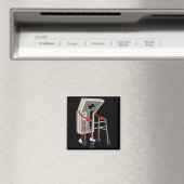 Funny Old Gamer Gaming Retro 80s 90s Video Game Ol Magneet (Insitu (Vaatwasser))