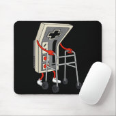 Funny Old Gamer Gaming Retro 80s 90s Video Game Ol Muismat (Met muis)