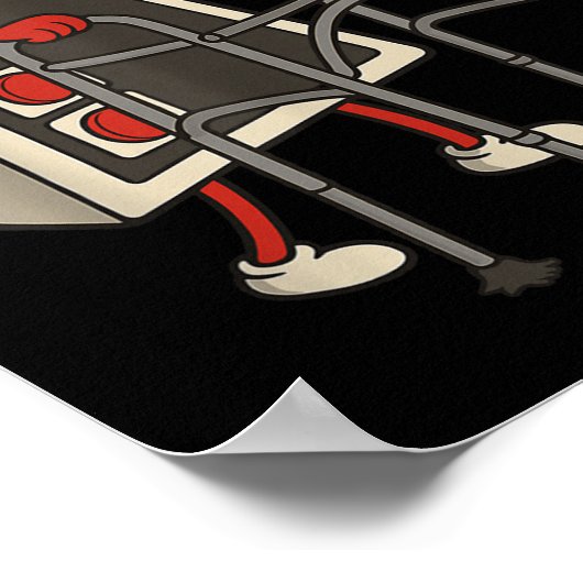 Funny Old Gamer Gaming Retro 80s 90s Video Game Ol Poster (Hoek)