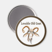 Funny Old Goat Magneet (Voorkant / Achterkant)