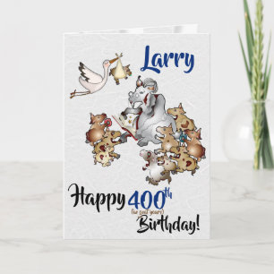 Funny Old Grandpa Goat Birthday Kaart