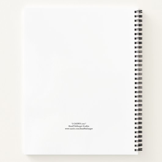 Funny Old Guy Kauwgom Notitieboek (Achterkant)