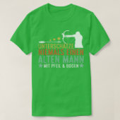 Funny Old Man Archery T-shirt (Design voorkant)