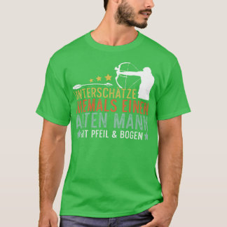 Funny Old Man Archery T-shirt