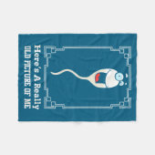 Funny Old Man Birthday Gag For Men Over 60 Fleece Deken (Voorkant (Horizontaal))