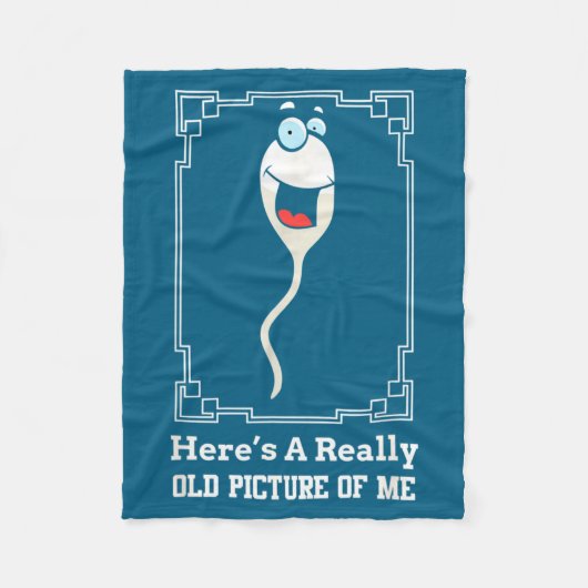Funny Old Man Birthday Gag For Men Over 60 Fleece Deken (Voorkant)