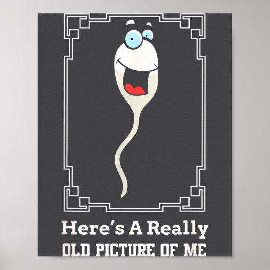 Funny Old Man Birthday Gag For Men Over 60 Poster (Voorkant)