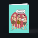 Funny Old Man Birthday Kaart<br><div class="desc">Funny Cavemen Wenskaart voor alle leeftijden</div>