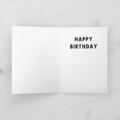 Funny Old Man Birthday Kaart (Binnen)