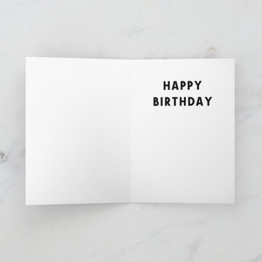 Funny Old Man Birthday Kaart (Binnen)