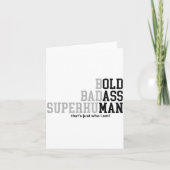 Funny Old Man Saying Gag Dad Grandpa Husband Fathe Kaart (Voorkant)