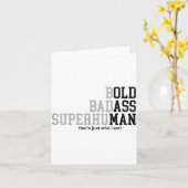 Funny Old Man Saying Gag Dad Grandpa Husband Fathe Kaart (Gele Bloem)