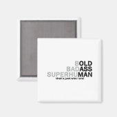 Funny Old Man Saying Gag Dad Grandpa Husband Fathe Magneet (Voorkant / Achterkant)