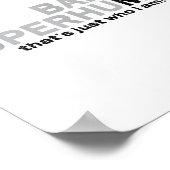 Funny Old Man Saying Gag Dad Grandpa Husband Fathe Poster (Hoek)