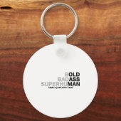 Funny Old Man Saying Gag Dad Grandpa Husband Fathe Sleutelhanger (Voorkant)