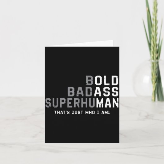 Funny Old Man Saying Gag Gift Fathers Day Birthday Kaart (Voorkant)