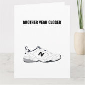 Funny Old Man Shoes Birthday Gift Kaart (Voorkant)