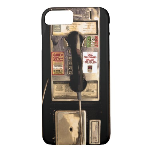 Funny Old Pay Phone Case-Mate iPhone Case (Achterkant)