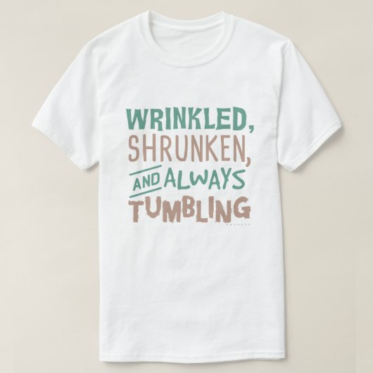 Funny Old People Senior Citizen Laundry Joke T-shirt (Design voorkant)