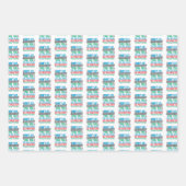 Funny Old Runner - Snellere Leeftijdsgroep aan het Inpakpapier Vel (Voorkant 2)