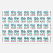 Funny Old Runner - Snellere Leeftijdsgroep aan het Inpakpapier Vel (Voorkant)