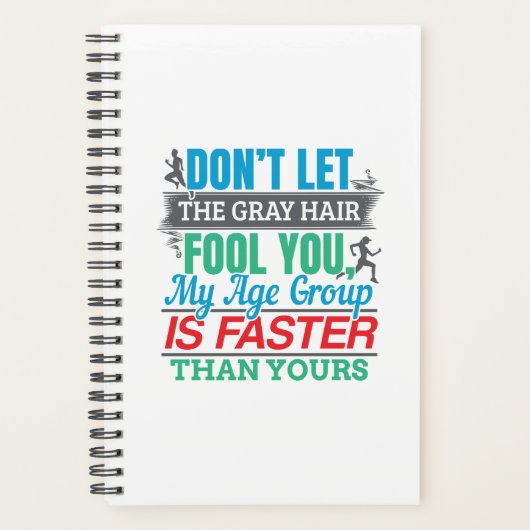 Funny Old Runner - Snellere Leeftijdsgroep aan het Planner (Voorkant)