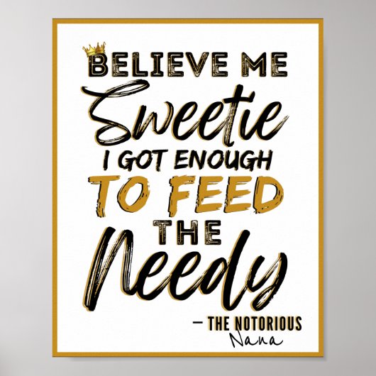 Funny Old School 90's Hip Hop Birthday/Baby shower Poster (Voorkant)