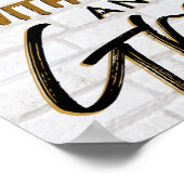 Funny Old School 90's Hip Hop Birthday/Baby shower Poster (Hoek)