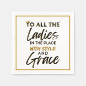 Funny Old School 90's Hip Hop Birthday/Baby shower Servet (Voorkant)