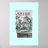 Funny Old ToothBrusad: Pigs & Toothbrushes Poster (Voorkant)