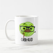 Funny Old Veggie Cabbage Pun Koffiemok (Links)