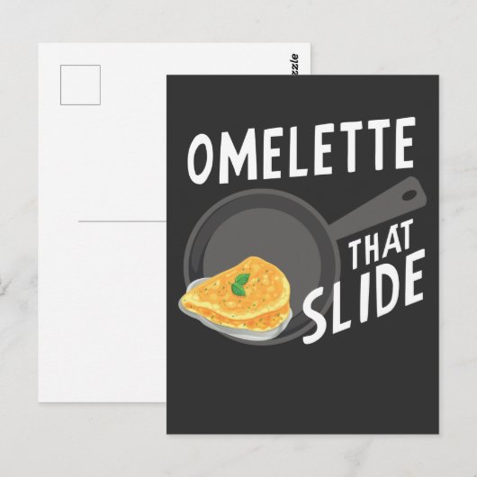 Funny Omelet Breakfast Lover Egg Food Pun Briefkaart (Voorkant / Achterkant)