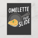 Funny Omelet Breakfast Lover Egg Food Pun Briefkaart<br><div class="desc">Funny Omelet Breakfast Lover Egg Food Pun.</div>