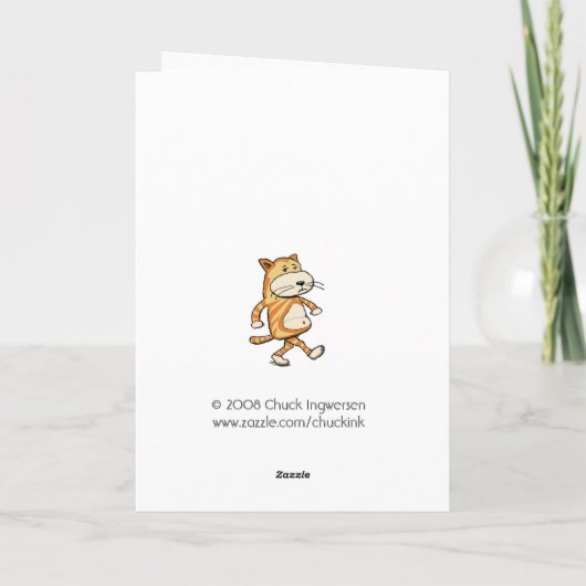 Funny ondeelbaar Man kinderdag Kaart (Achterkant)