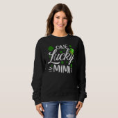 Funny One Lucky Mimi Matching Family Saint Patrick Trui (Voorkant volledig)