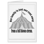 Funny One tent weg Circus (Voorkant)