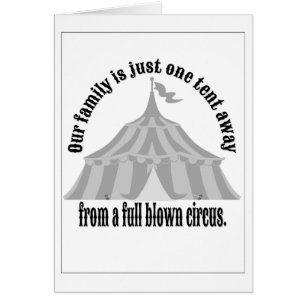 Funny One tent weg Circus