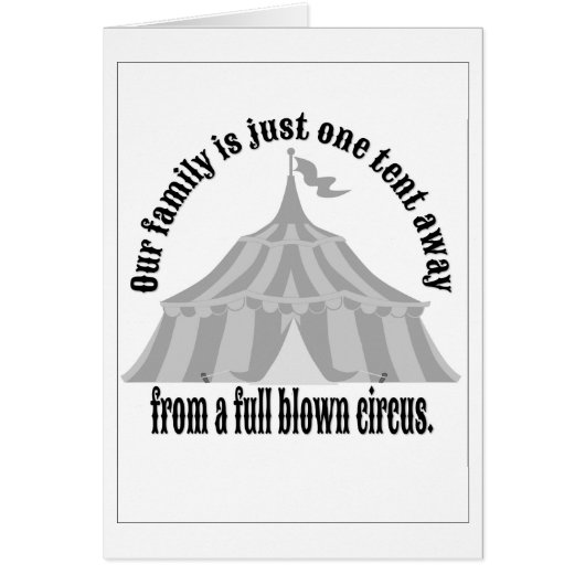 Funny One tent weg Circus (Voorkant)