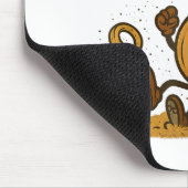 Funny Onion Rings Baseball Base Infield Glove Soft Muismat (Hoek)