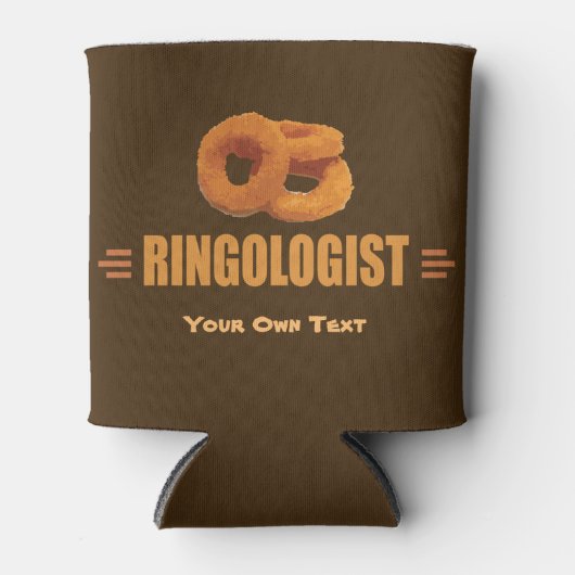 Funny Onion Rings Lover Blikjeskoeler (Voorkant)