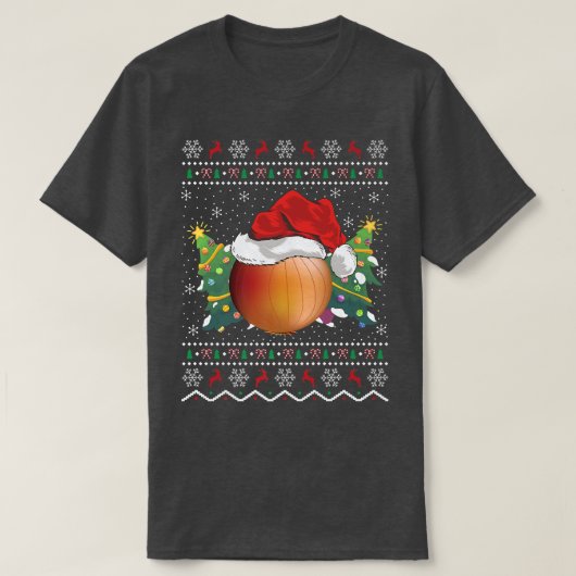 Funny Onion Vegetable Lover Xmas Ugly Onion Christ T-shirt (Design voorkant)