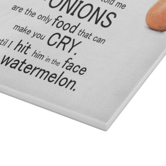 Funny Onions maken dat je de krommende kikkerkkame Snijplank (Hoek)