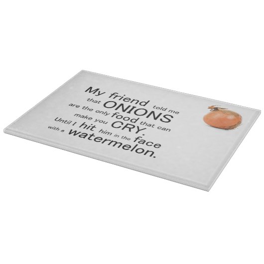 Funny Onions maken dat je de krommende kikkerkkame Snijplank (Hoek)