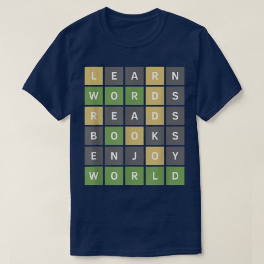 Funny Online Word Game Gift T-shirt (Design voorkant)