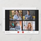 Funny Online Zoom Meeting Kerstfeestdag KAART (Voorkant)