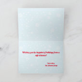 Funny Online Zoom Meeting Kerstmis Kaart (Binnen)