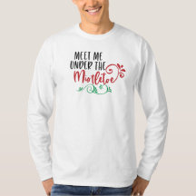 Funny ontmoet me onder de Mistletoe | SHIRT SLEEVE