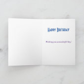 Funny oom Birthday Card Kaart (Binnen)