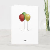 Funny oom Birthday-kaarten Kaart (Achterkant)